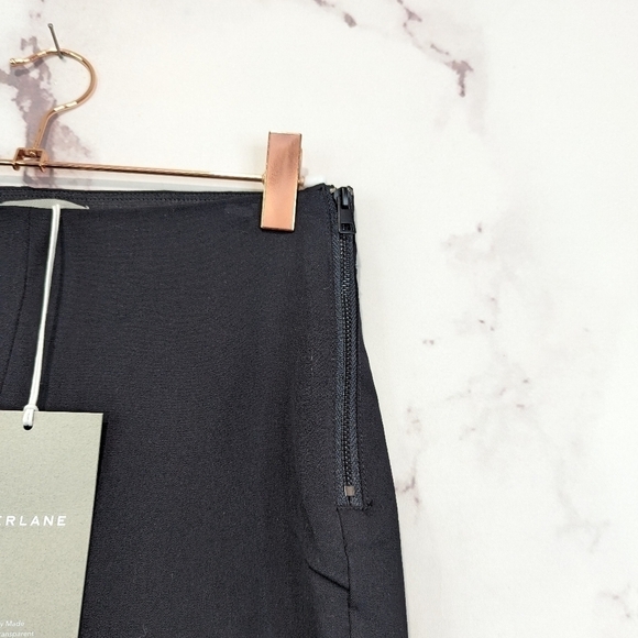 Everlane The Side Zip Work Pant Black Ankle Dress High Rise Taper NEW - Picture 11 of 16